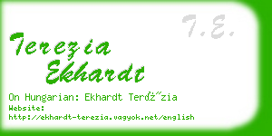 terezia ekhardt business card